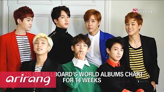 Showbiz Korea _ BTS(방탄소년단) ON BILLBOARD′S WORLD ALBUMS CHART FOR 14 WEEKS