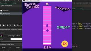 Gamemaker Rhythm Game Prototype