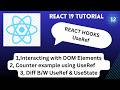 React useRef Tutorial for Beginners | DOM Access + Counter Example