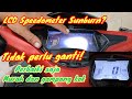 Memperbaiki LCD Speedometer sunburn, cukup ganti polarizer LCD, tidak perlu ganti speedo