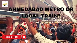 Ahmedabad Metro || અમદાવાદ મેટ્રો ટ્રેન || Vlog || Fukraboys