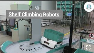 Amazing Shelf Climbing Robots || French Company builds shelf Climbing Robots #shortvideo #shorts🔥