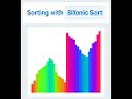 Sorting with Bitonic Sort | Sorting Algorithms Visualized