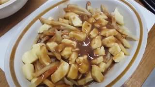 An Australian making Poutine