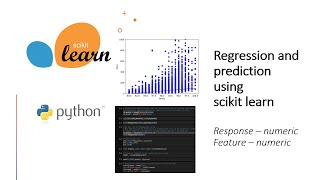Regression and Prediction with scikit learn python (numeric response and feature variables)