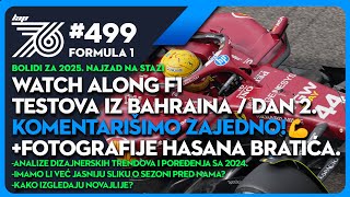 Lap76 #499 Formula 1 Watch Along - Bahrain test 2025. dan 2 | Ko se bolje pripremio za novu sezonu?