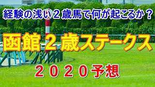 函館２歳ステークス【２０２０予想】経験の浅い２歳馬で何が起こるか？