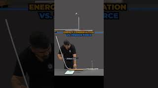 Conservation of Energy Vs Tension Force #experiment #science #physics #education #physicsexperiment