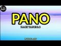 Zack Tabudlo - Pano | MJ Tangonan(Cover) | Lyric Video