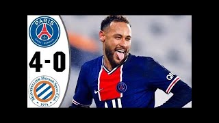 PSG vs Montpellier 4-0 All Goals & Extended Highlights 2021 HD