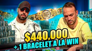 I'm in the Final Table 🤑 of the World Poker Championships: $440,000 + WIN Bracelet