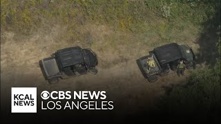Manhunt continues for pursuit suspect who opened fire on Riverside County deputies