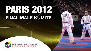 Final Male Kumite -60Kg. Amir Mehdizadeh vs Douglas Brose. World Karate Championships 2012