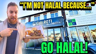 Takeaway Owner Says Why He ISN'T HALAL During Review. Here is My Response.