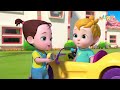 wheels on the car go round and round nursery rhymes u0026 kids songs nunu tv