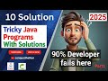 Tricky Java Interview Questions & Solutions 2025 | Java Challenges | Avoid Common Java Pitfalls