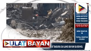 Paglilinis sa mga bahay sa Bohol, pahirapan pa rin dahil sa kakulangan sa supply ng tubig