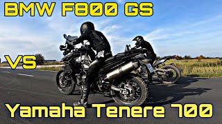 Yamaha Tenere 700 vs BMW F800 GS