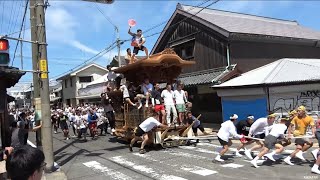 大北町だんじりブレーキテスト2024/08/25