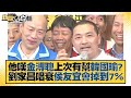 他嘆金溥聰上次有幫韓國瑜？劉家昌唱衰侯友宜會掉到7％ 新聞大白話@tvbstalk 20230628