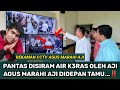 AGUS MARAHI AJI DIDEPAN TAMU TERLIHAT DIREKAMAN CCTV TEMPAT AGUS BEKERJA