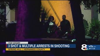 Hernando County Sheriff's Office reports three arrested and three hospitalized in Sunday night Sprin