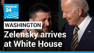 Ukraine's Zelensky arrives at White House for landmark Biden meeting • FRANCE 24 English