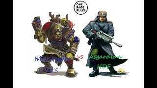 ONE PAGE RULES: HDF VS Orks, final chapter