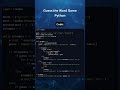 Guess the Word Game in Python #coding #gaming #code #python  #tutorial #developer #programming