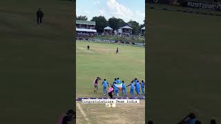 Winning moment indian women's U-19 Cricket world cup