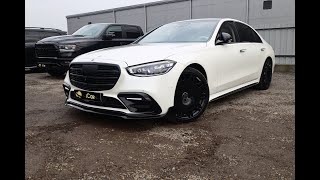 Mercedes-Benz S580 L 4M #BRABUS E-ActiveBody #Exclusive #Burmester4D TV Chauffeur@iCar_ #iCarbg W223