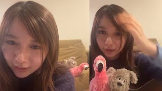 🎁 Engsub, Moka Kamishiraishi live on instagram 2025 01 12 , Singing and Playing Guitar Practice