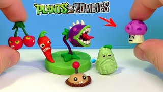 Making Plants VS Zombies with Clay | Part 2