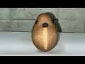 woodturning a simple bird for beginners easy wood lathe project