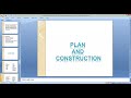 Plan and Construction of BBCR. By - Dr. Awari S. A.