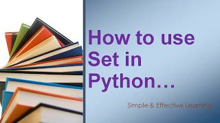 How to use Set in python || Python Set (Create, Add, Update, Discard. Pop, Clear, Remove & Delete)
