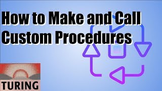 Turing: Procedures