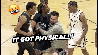 Bronny James PHYSICAL Playoff Game In Front of LeBron!! Sierra Canyon VS Bishop Montgomery Got WILD!