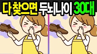 전부 찾으면 30대 두뇌! 【틀린그림찾기/다른그림찾기/숨은그림찾기】 #760