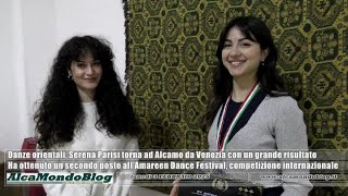 Danze orientali, Serena Parisi di Alcamo ottiene un secondo posto internazionale a Venezia