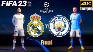 FIFA 23 - REAL MADRID vs. MANCHESTER CITY - Ft. Ronaldo - UCL Final - Gameplay - PS5™ [ 4K ]