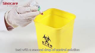 How to use Sinocare Blood Glucose Monitor Safe AQ Max Ⅰ