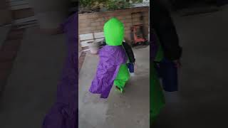 Alien costume funny video tik tok