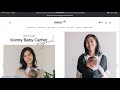 how to use konny baby carrier 2020 must have item forward and inward facing easy tutorial