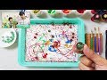 Painting with Marbles | Simple and Easy Art