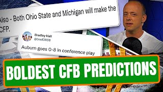 BOLDEST College Football Predictions: Part 9 (Late Kick Cut)