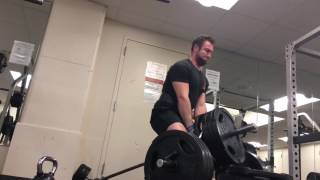 565 x 7 Ghetto T Bar Rows (total weight with both bars)