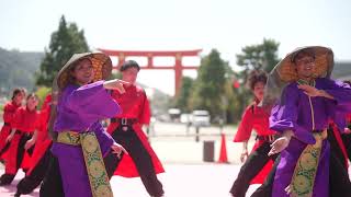 京炎 そでふれ！咲産華　第19回京都さくらよさこい　神宮道南ステージ　2023年4月1日