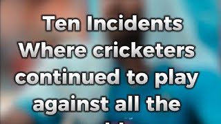 10 Incidents When Cricketers Played With A Broken Arm Or Leg #shorts #testcri#cricket