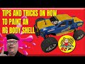 Tips and Tricks on the best way to paint an RC body shell #rc #rccars